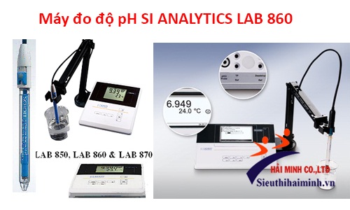 Máy đo độ pH/ nhiệt độ để bàn SI ANALYTICS LAB 860