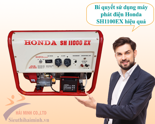 Bí quyết sử dụng máy phát điện Honda SH1100EX hiệu quả