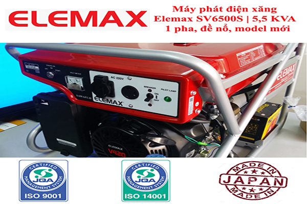 Máy phát điện Elemax.SV6500S