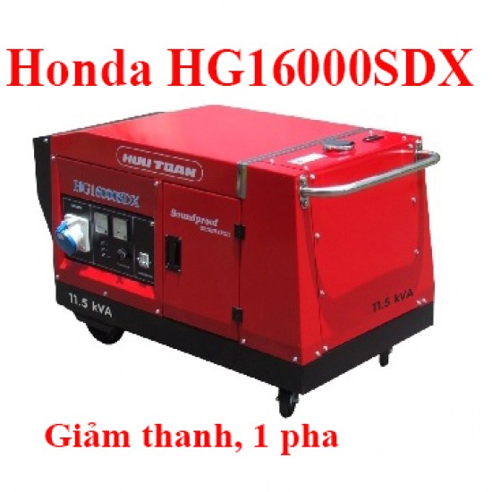 Máy phát điện HONDA HG16000SDX giảm thanh 1 pha