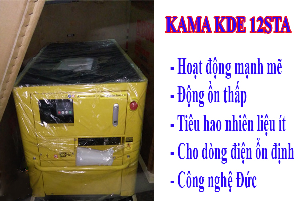 Máy phát điện KAMA KGE 12STA - 8.5kva