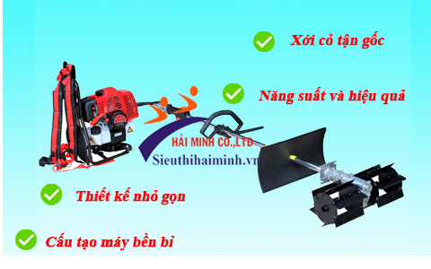 Máy xạc cỏ chất lượng tại Hải Minh