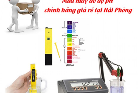 Mua máy đo độ pH chính hãng giá rẻ tại Hải Phòng