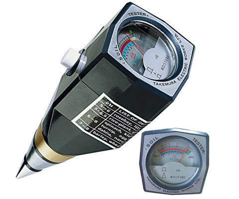 Máy đo pH và độ ẩm đất Takemura DM-15 (Nhật Bản) được thiết kế gọn nhẹ