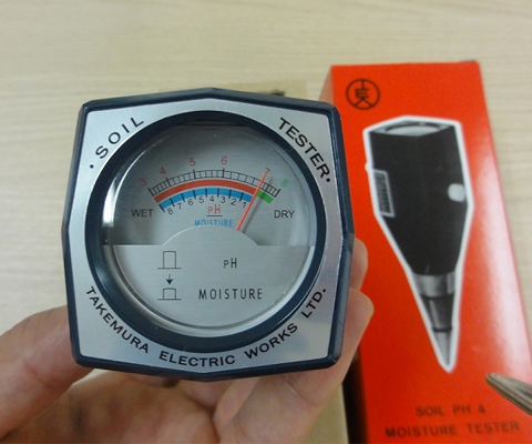 Máy đo pH và độ ẩm đất Takemura DM-15 (Nhật Bản) hàng chính hãng