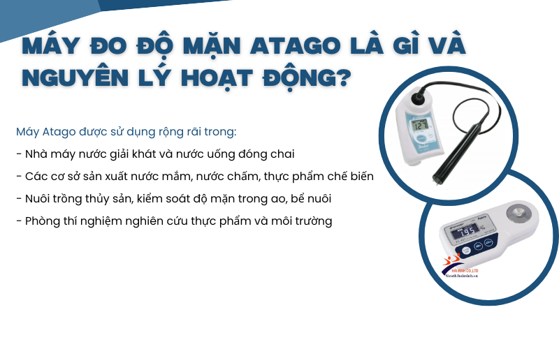 Máy đo độ mặn Atago là gì và nguyên lý hoạt động