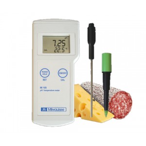 Máy đo pH-nhiệt độ cầm tay điện tử Milwaukee MI 105