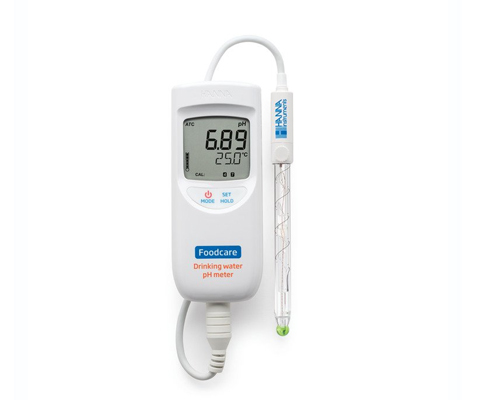 Máy đo pH/Nhiệt độ trong nước uống HI99192 chính hãng
