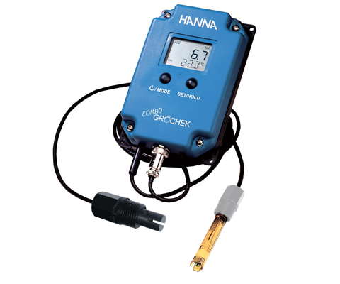 Máy đo pH- EC- TDS- Nhiệt độ Online (Thang Cao) Hanna HI991405-02 chính hãng