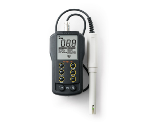 Máy đo pH EC TDS Nhiệt độ Thang Cao CAL Check HI9813-6 chính hãng