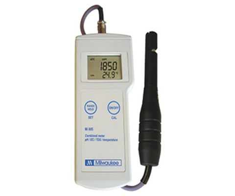 Máy đo pH - EC- TDS- Nhiệt độ cầm tay MILWAUKEE Mi805 thiết kế nhỏ gọn