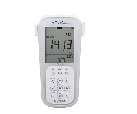 Máy đo pH HORIBA LAQUAact PC110 thiết kế cầm tay