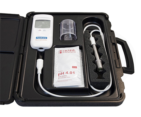 Máy đo pH - Nhiệt Độ Trong Bia HI99151 được bảo quản trong vali