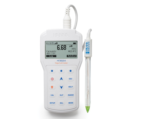 Máy đo pH - Nhiệt độ trong sữa chua HI98164 đảm bảo kết quả đo chính xác