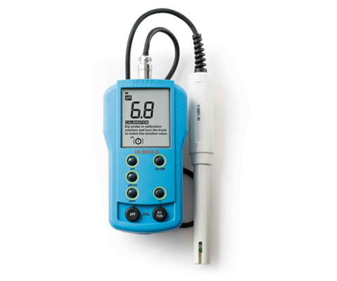 Máy đo pH - TDS- EC - Nhiệt độ Hanna HI9812-5 thiết kế gọn, nhẹ