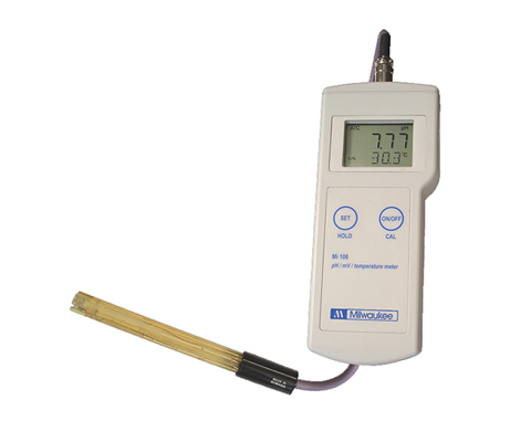 Máy đo pH- mV - nhiệt độ cầm tay Milwaukee MI106 hiện đại