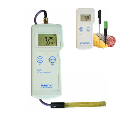 Máy đo pH-nhiệt độ cầm tay Milwaukee MI 105  đo được nhiều chỉ tiêu