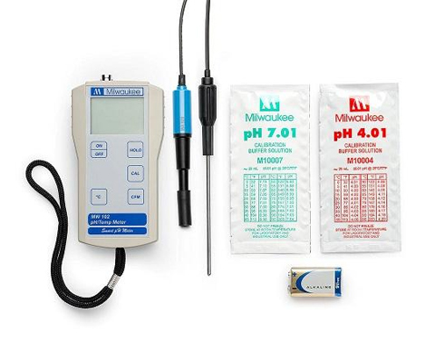 Máy đo pH-nhiệt độ dùng cho thực phẩm Milwaukee MW 102 dễ sử dụng