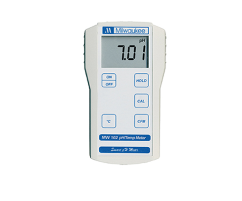 Máy đo pH-nhiệt độ dùng cho thực phẩm Milwaukee MW 102 hiện đại