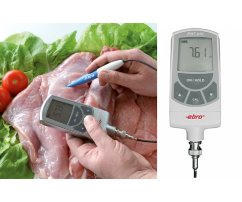 Máy đo pH trong thực phẩm EBRO PHT 810 đảm bảo kết quả đo chính xác
