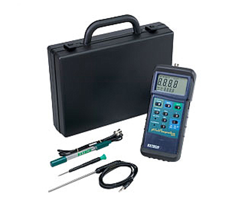 máy đo pH - mV - nhiệt độ EXTECH 407228 và các phụ  kiện đi kèm