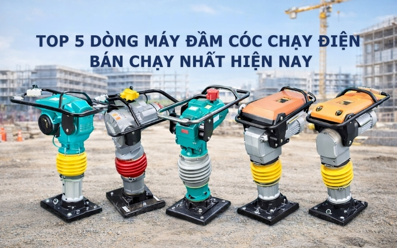 Top 5 Dòng Máy Đầm Cóc Chạy Điện Bán Chạy Hiện Nay