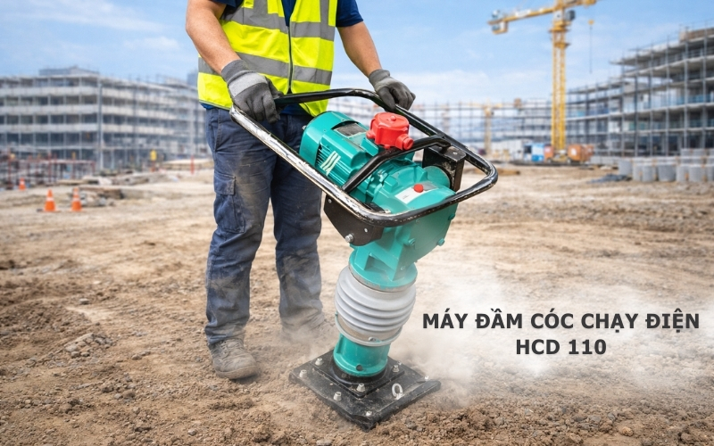 Máy đầm cóc chạy điện HCD 110