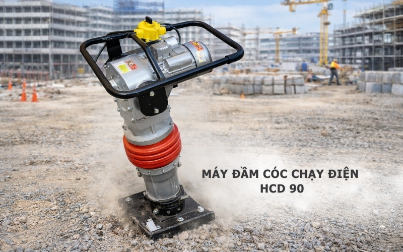 Máy đầm cóc chạy điện HCD 90