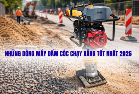 Những Dòng Máy Đầm Cóc Chạy Xăng Tốt Nhất 2026