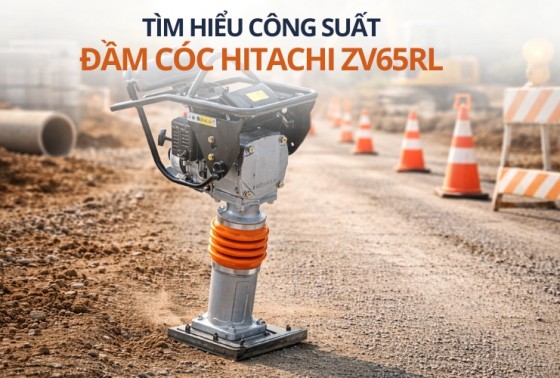 Tìm Hiểu Công Suất Máy Đầm Cóc Hitachi ZV65RL