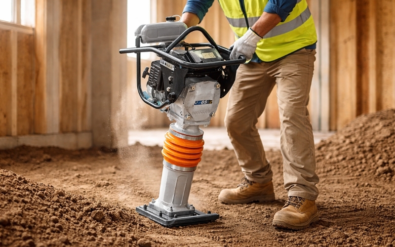 Bảo trì và bảo dưỡng máy đầm nền nhà Hitachi 