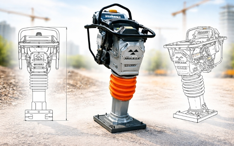 Hướng dẫn cách sử dụng máy đầm cóc Mikasa MT-72FW