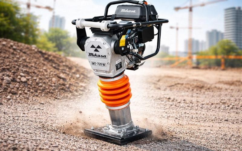 Lưu ý an toàn khi vận hành máy đầm cóc Mikasa MT72FW