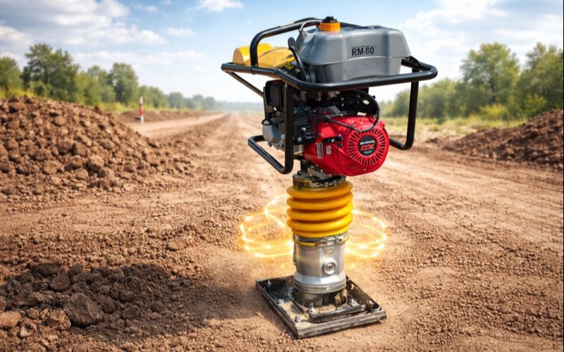 Máy đầm cóc Honda RM80