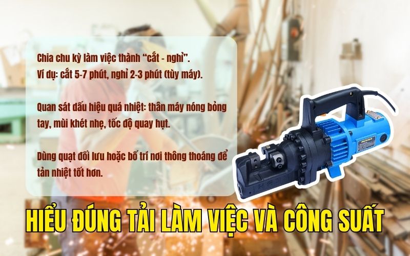 Hiểu đúng tải làm việc và công suất