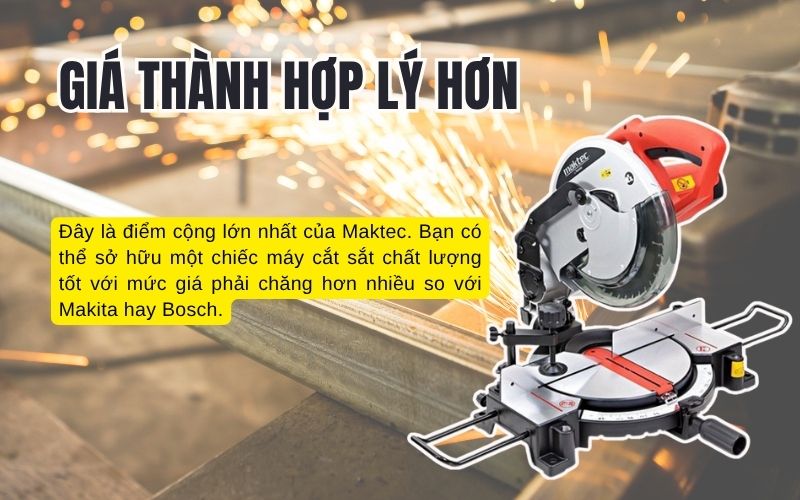 Máy cắt kim loại Maktec – Giá mềm, phù hợp cho người mới bắt đầu