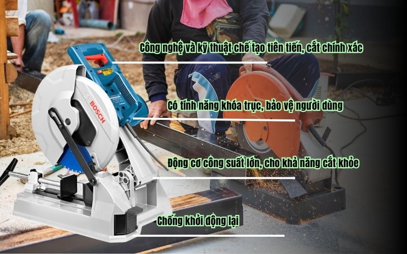 Máy cắt sắt Bosch - Công nghệ Đức hiện đại