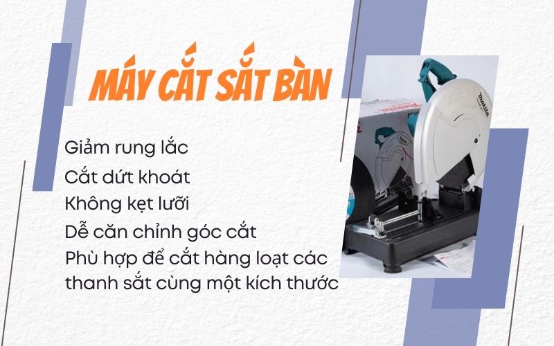 Máy cắt sắt bàn