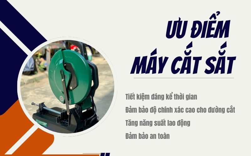 khả năng vượt trội của máy cắt sắt