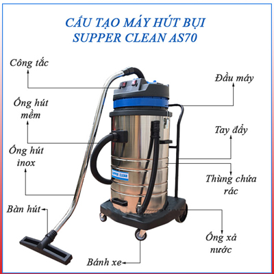 Mua Máy Hút Bụi Công Nghiệp Supper Clean As 70 Không?