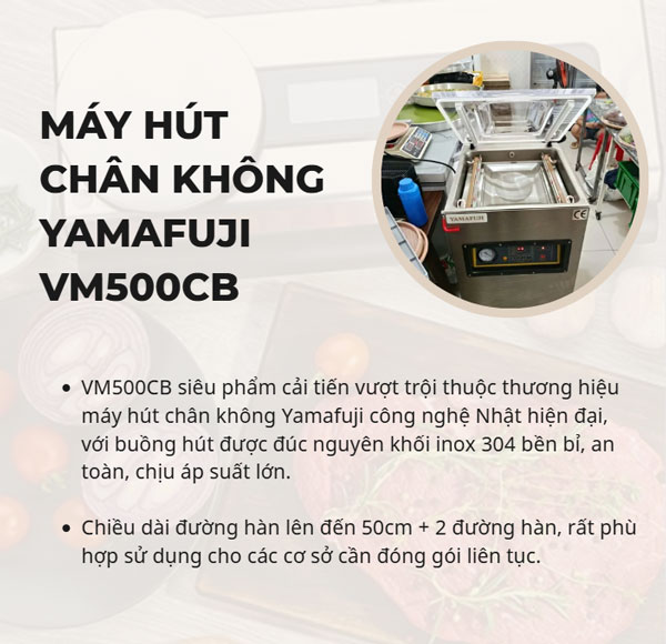 Máy hút chân không Yamafuji VM500CB Máy hút chân không Yamafuji VM500CB