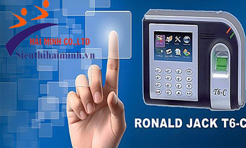Máy chấm công vân tay và thẻ cảm ứng Ronald Jack T6-C
