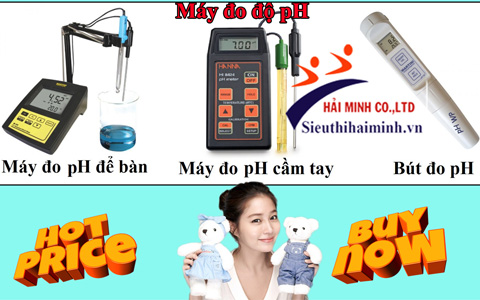Máy đo pH giá rẻ tại Siêu thị Hải Minh