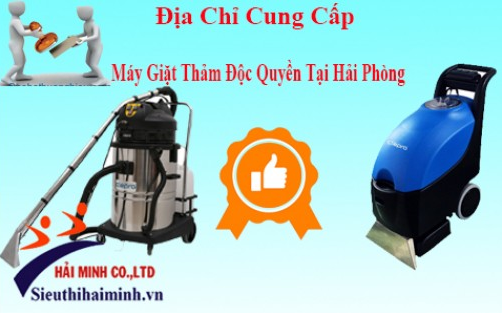 Siêu thị Hải Minh đơn vị cung cấp máy giặt thảm độc quyền tại Hải Phòng