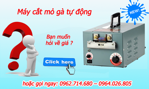 Máy cắt mỏ gà tự động giá rẻ tại Hà Nội