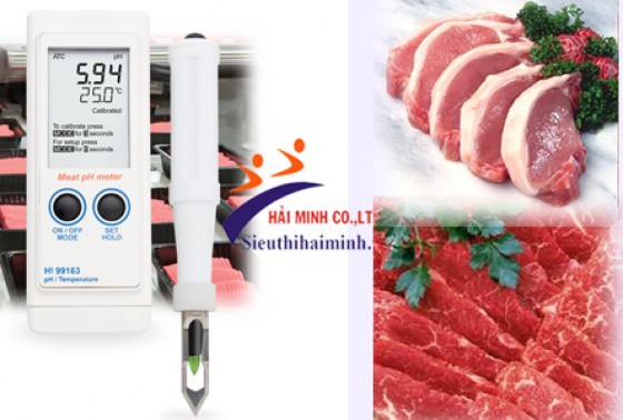 Cách dùng máy đo độ pH xác định độ tươi của thịt