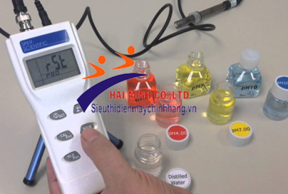 Cách hiệu chỉnh máy đo pH cầm tay