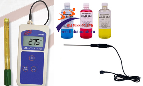 Máy đo pH, mV và nhiệt độ cầm tay AD 111