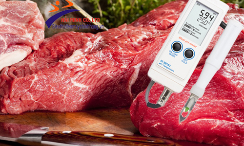 Sử dụng máy đo pH xác định độ tươi thơm ngon của thịt