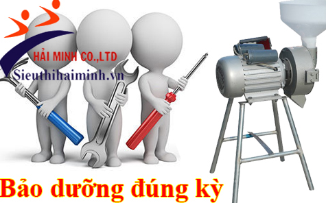 Cần vệ sinh, bảo dưỡng máy nghiền bột đúng định kỳ